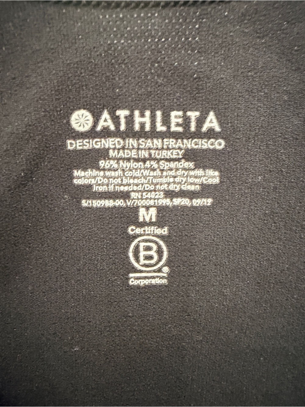 Athleta Black Ruched Racerback Tank Top - Picture 3 of 3
